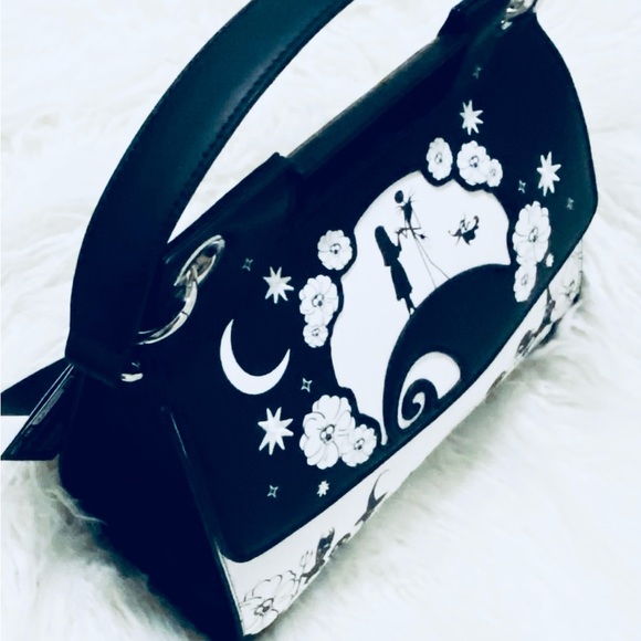 Loungefly Disney The Nightmare Before Christmas Spiral Hill Silhouette Handbag - Picture 4 of 5